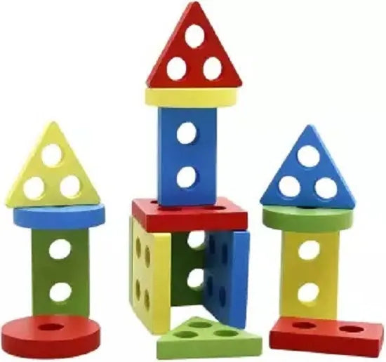 Wooden Shape Sorter Puzzle for Kids